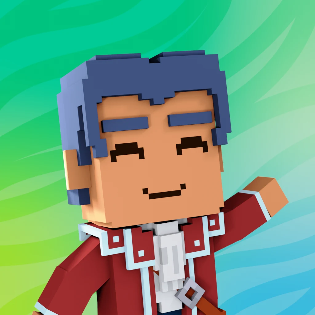 Pirate #949 voxel render
