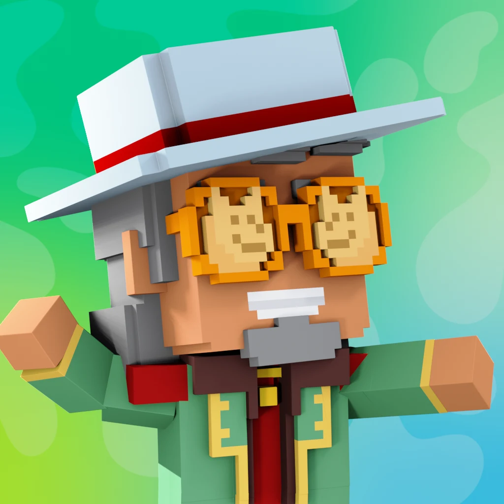 Pirate #9492 voxel render