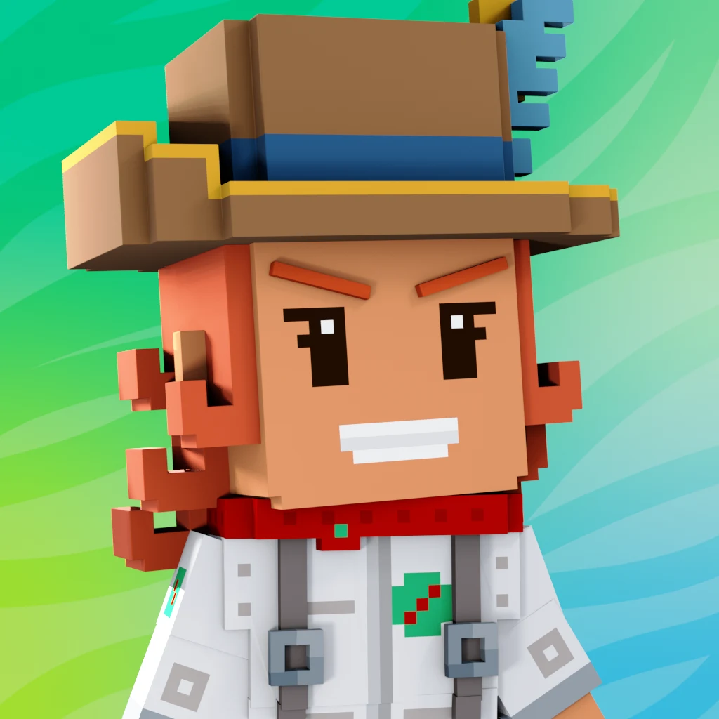 Pirate #9493 voxel render