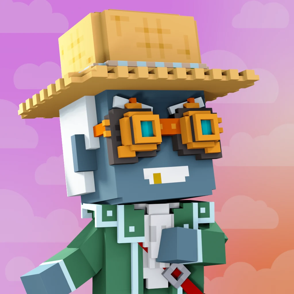 Pirate #9494 voxel render