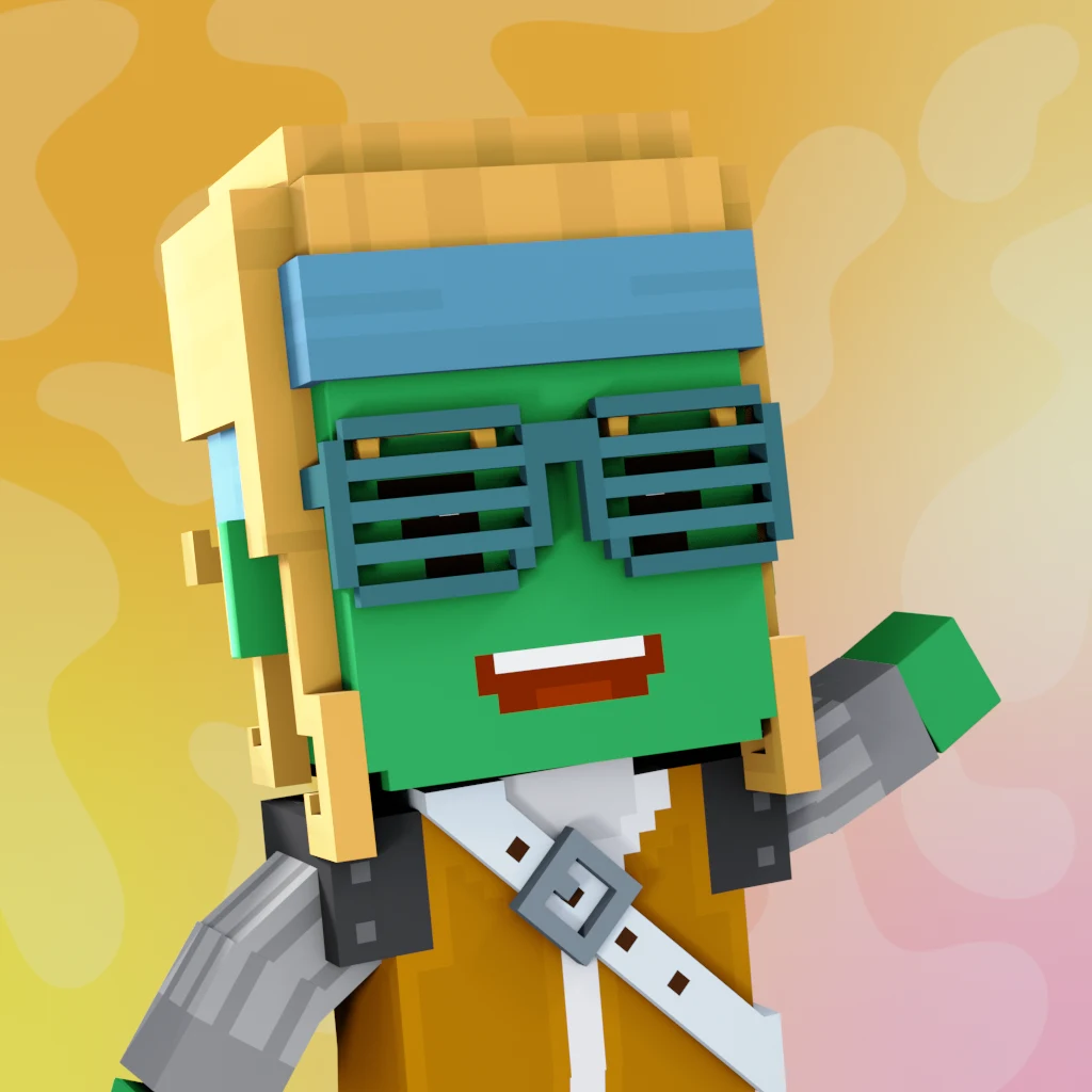 Pirate #9495 voxel render