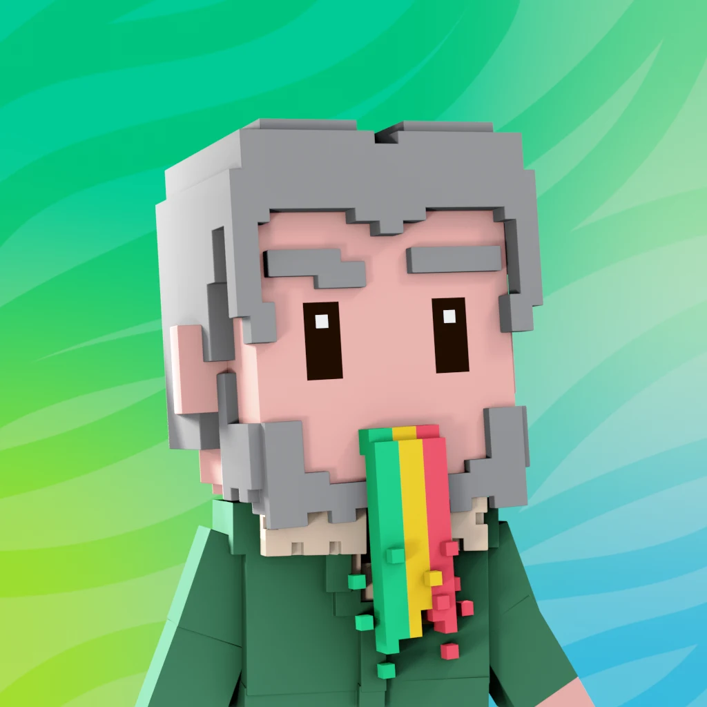 Pirate #95 voxel render