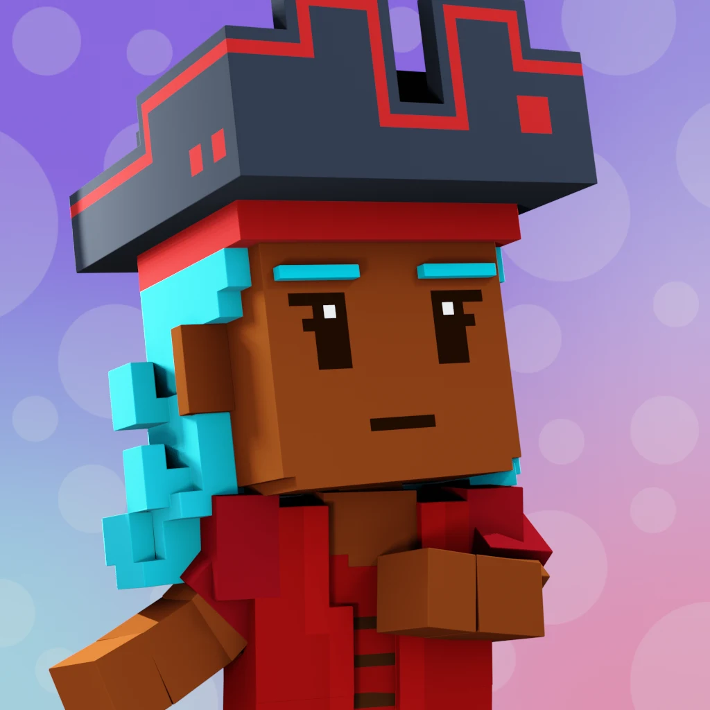 Pirate #9501 voxel render