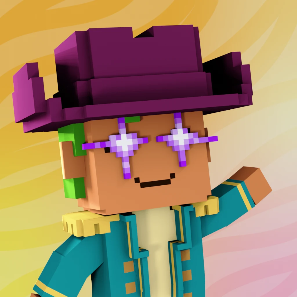 Pirate #9502 voxel render