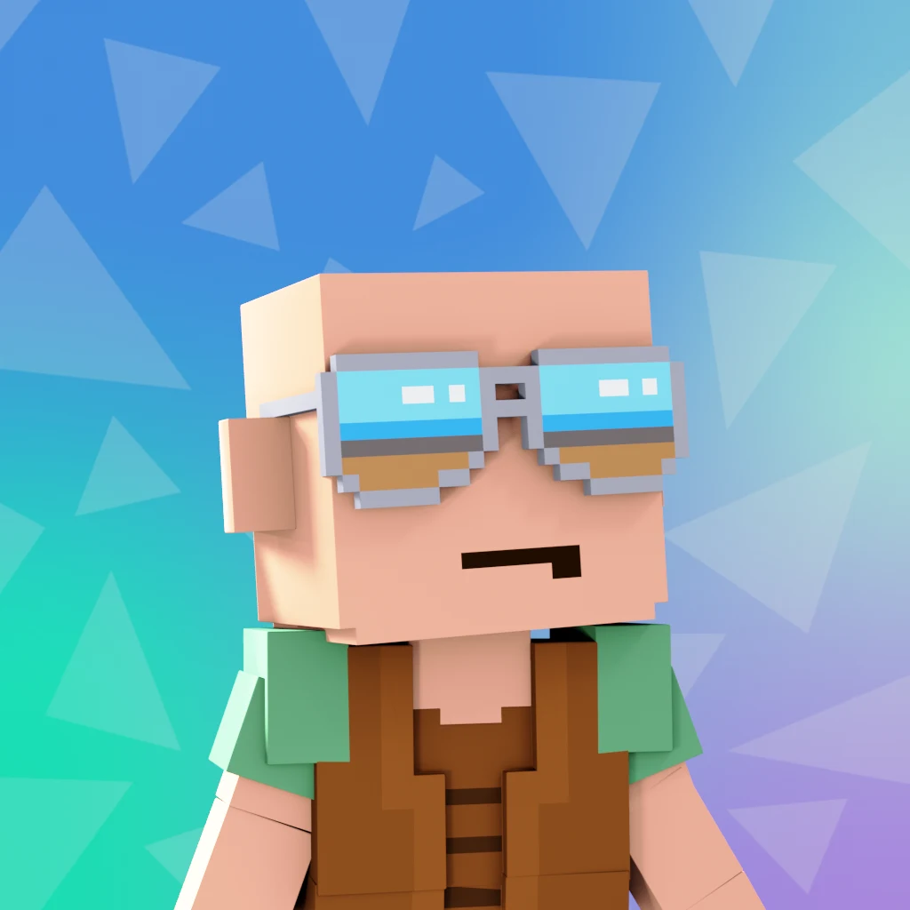 Pirate #9507 voxel render