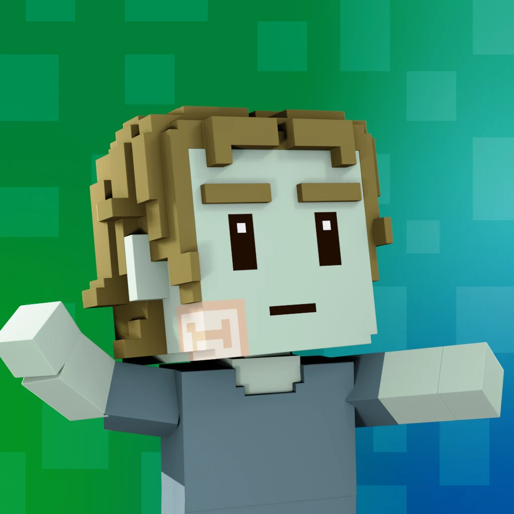 Pirate #9508 voxel render