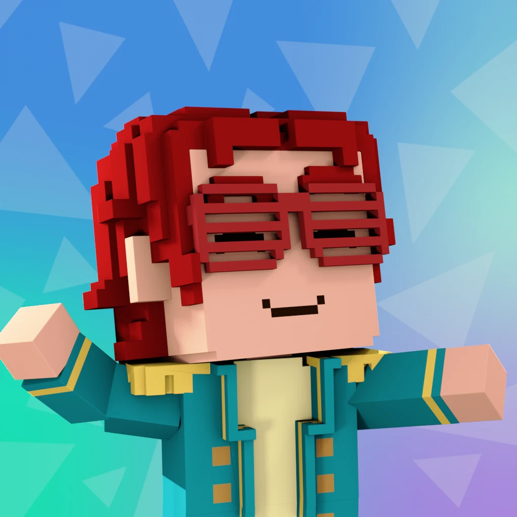 Pirate #951 voxel render