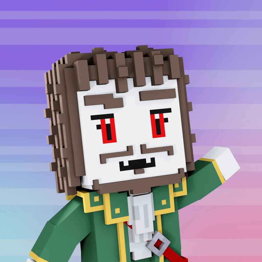Pirate #9512 voxel render