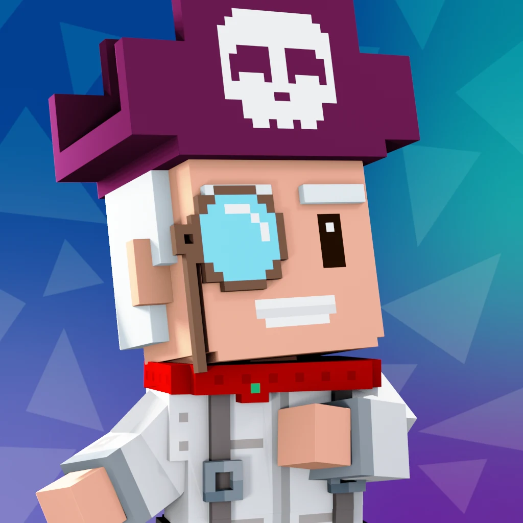 Pirate #9517 voxel render