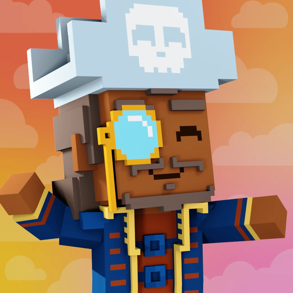 Pirate #952 voxel render