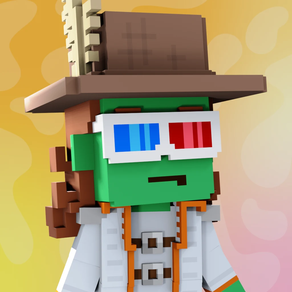 Pirate #9520 voxel render