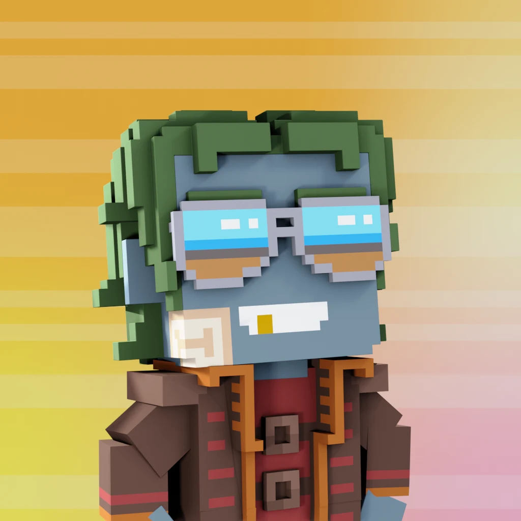Pirate #9522 voxel render