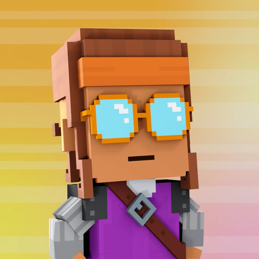 Pirate #9525 voxel render