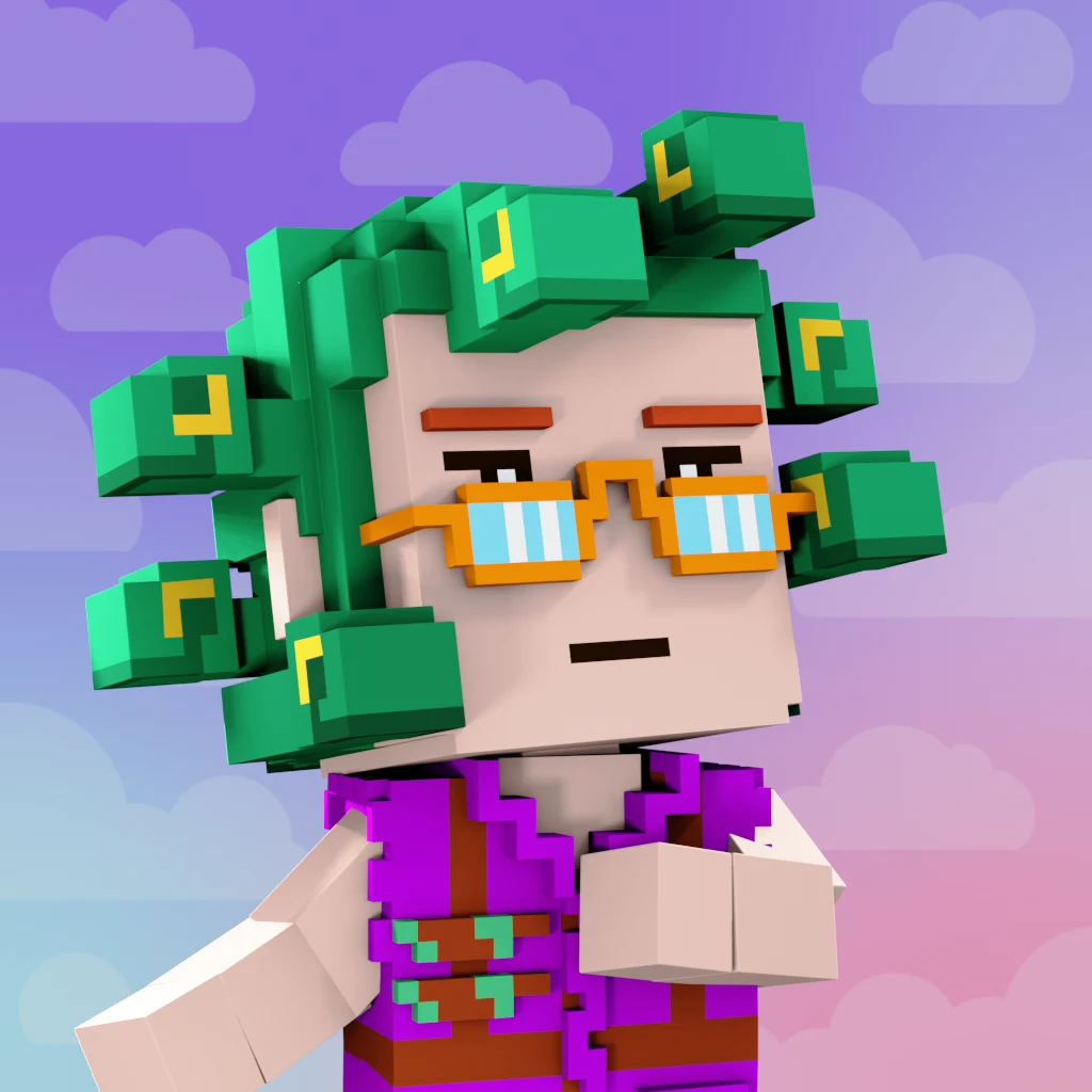 Pirate #9527 voxel render