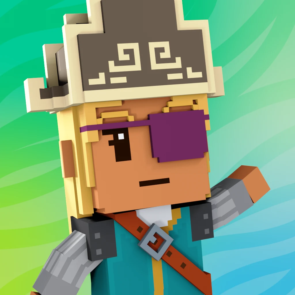 Pirate #9528 voxel render