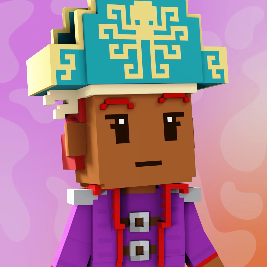 Pirate #9529 voxel render