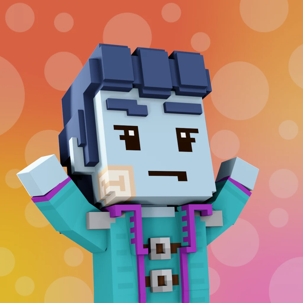 Pirate #953 voxel render