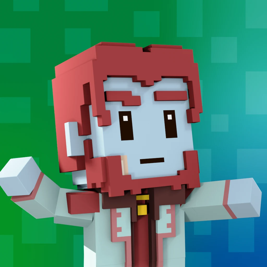 Pirate #9531 voxel render