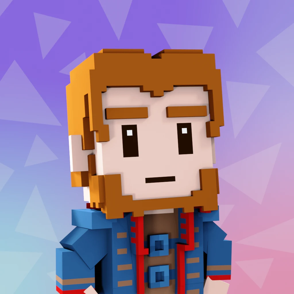 Pirate #9533 voxel render