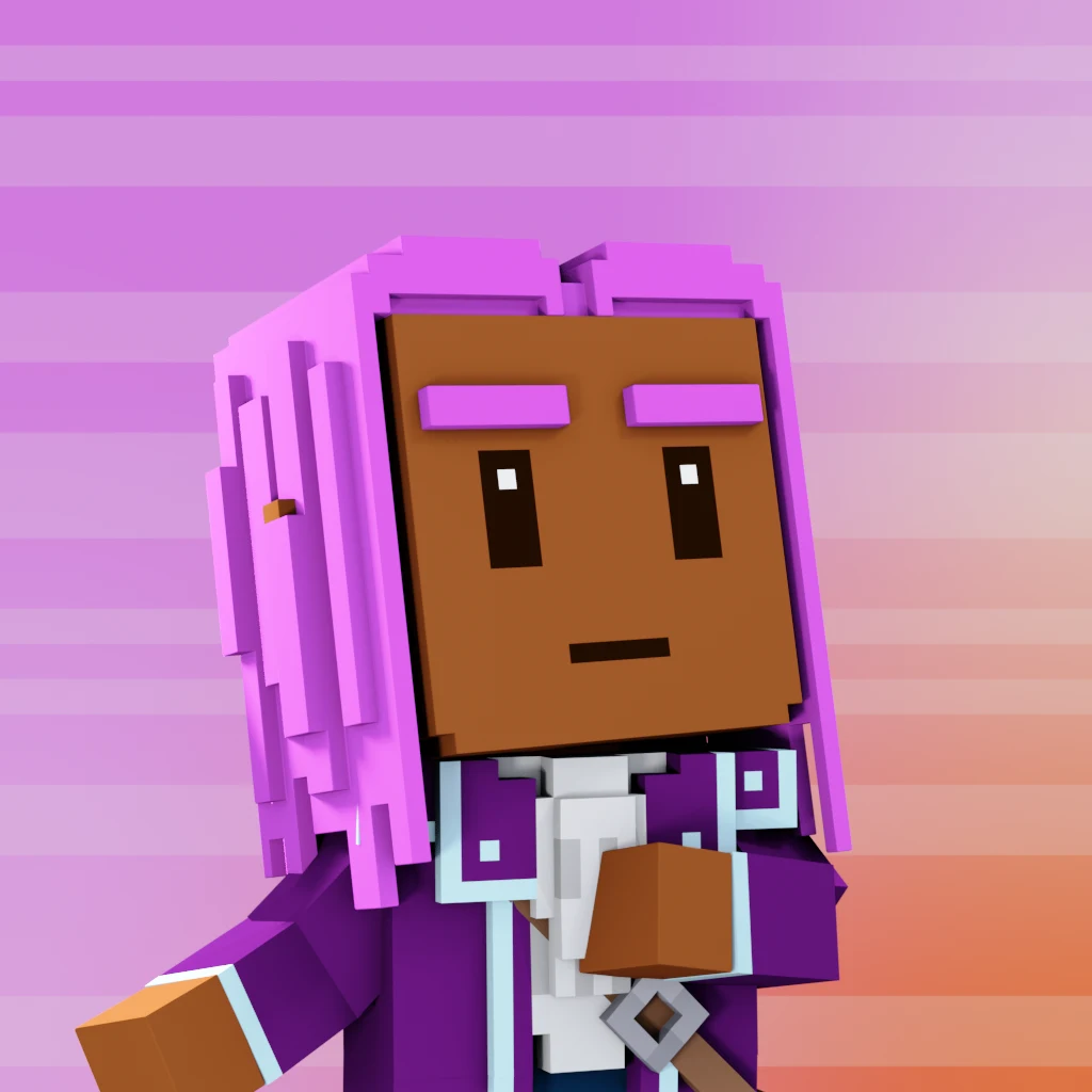 Pirate #9536 voxel render