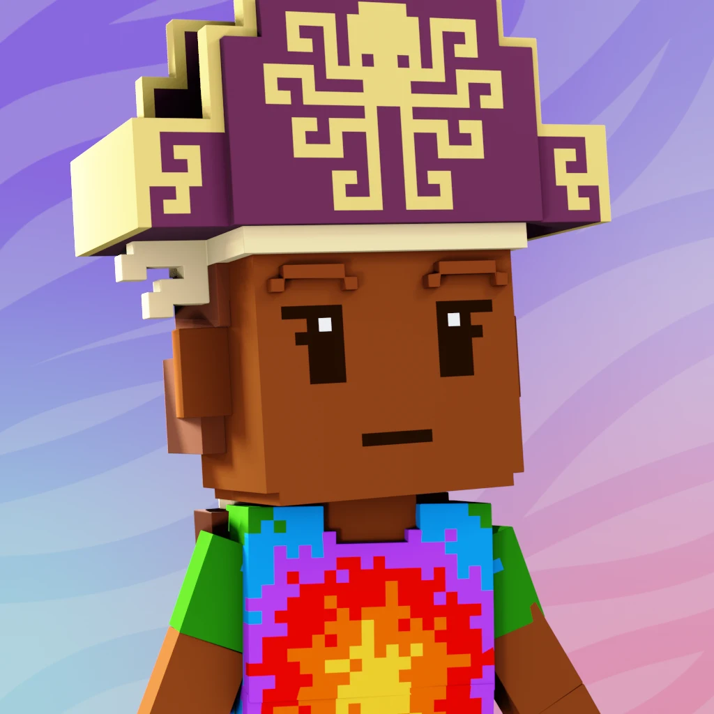 Pirate #9537 voxel render