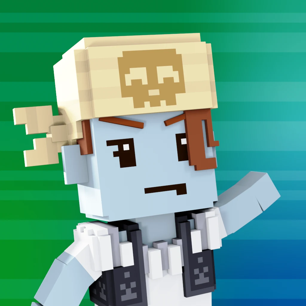 Pirate #9540 voxel render