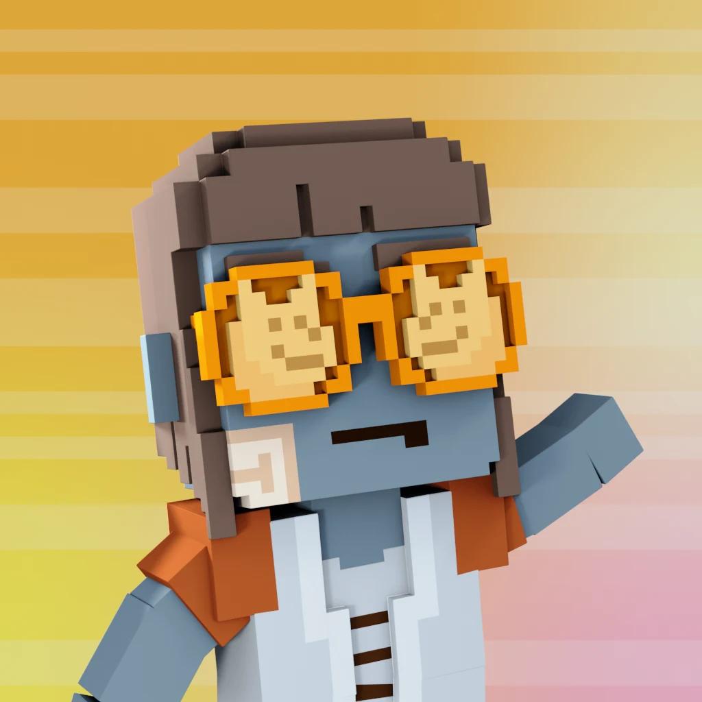 Pirate #9543 voxel render