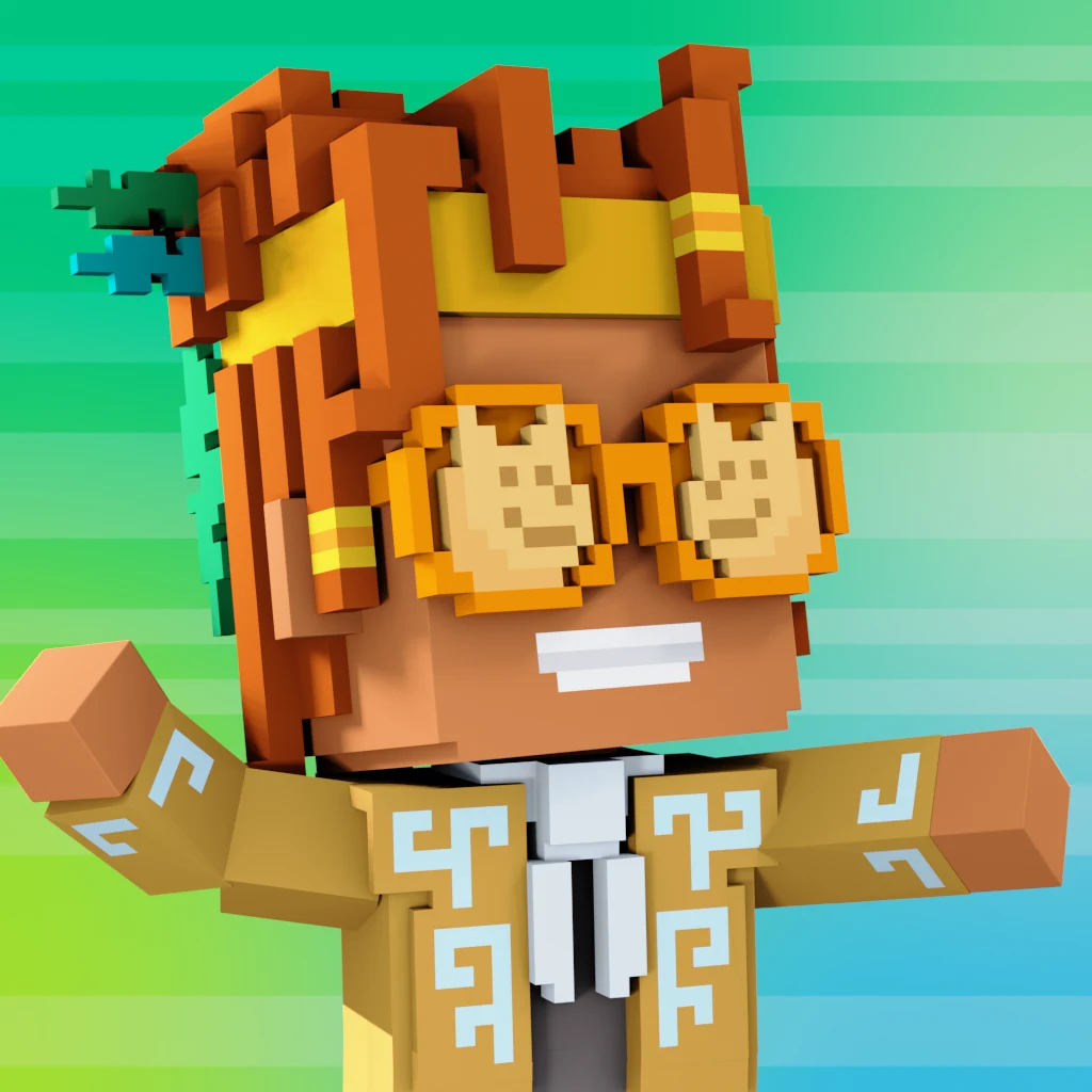 Pirate #9544 voxel render