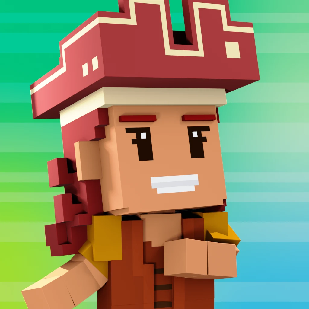 Pirate #9547 voxel render