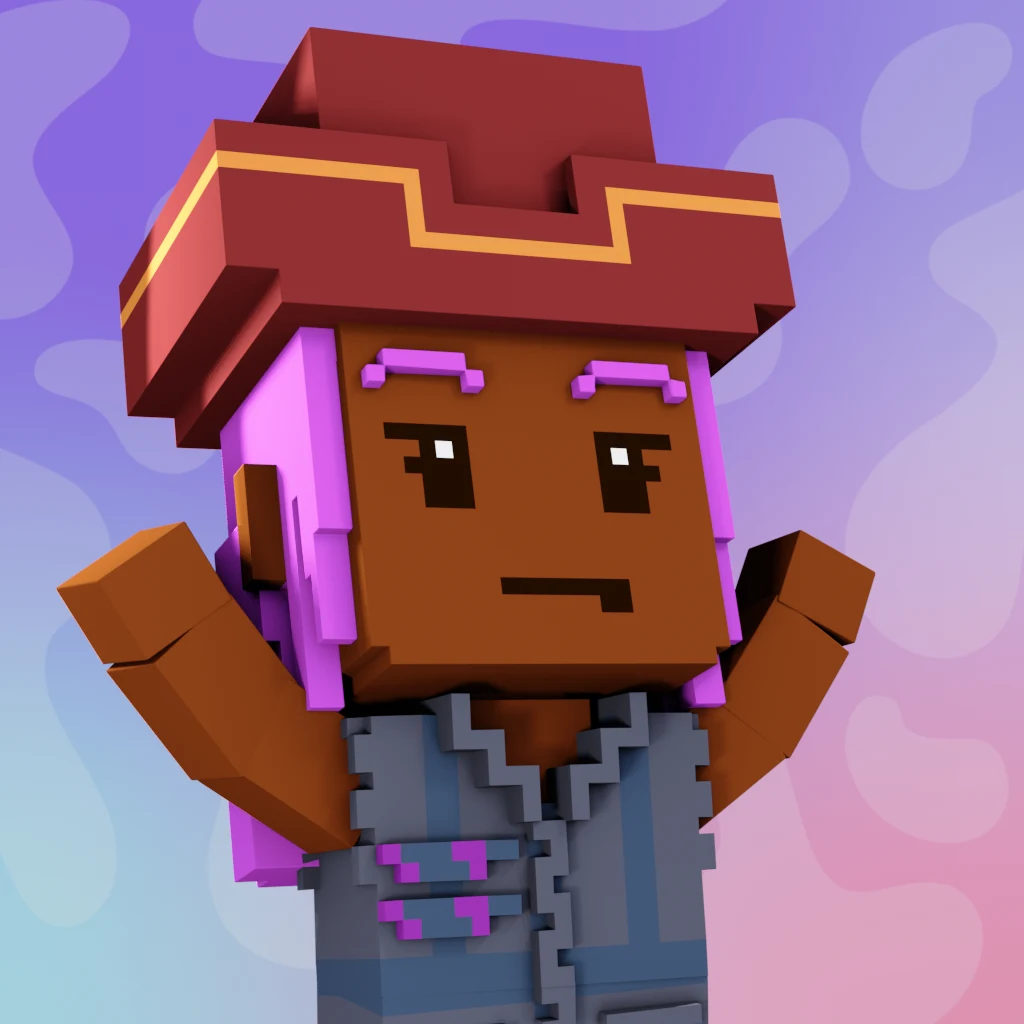 Pirate #9552 voxel render