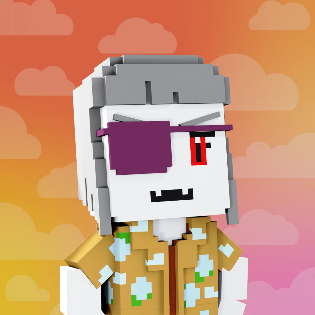 Pirate #9556 voxel render