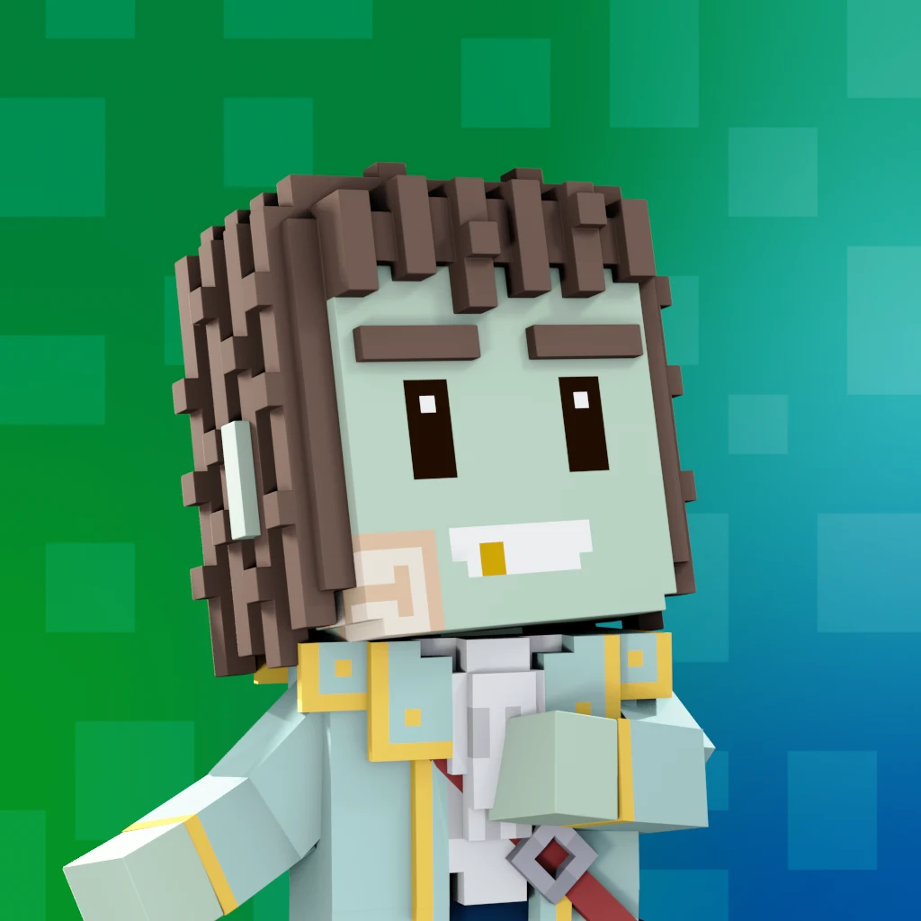 Pirate #9558 voxel render