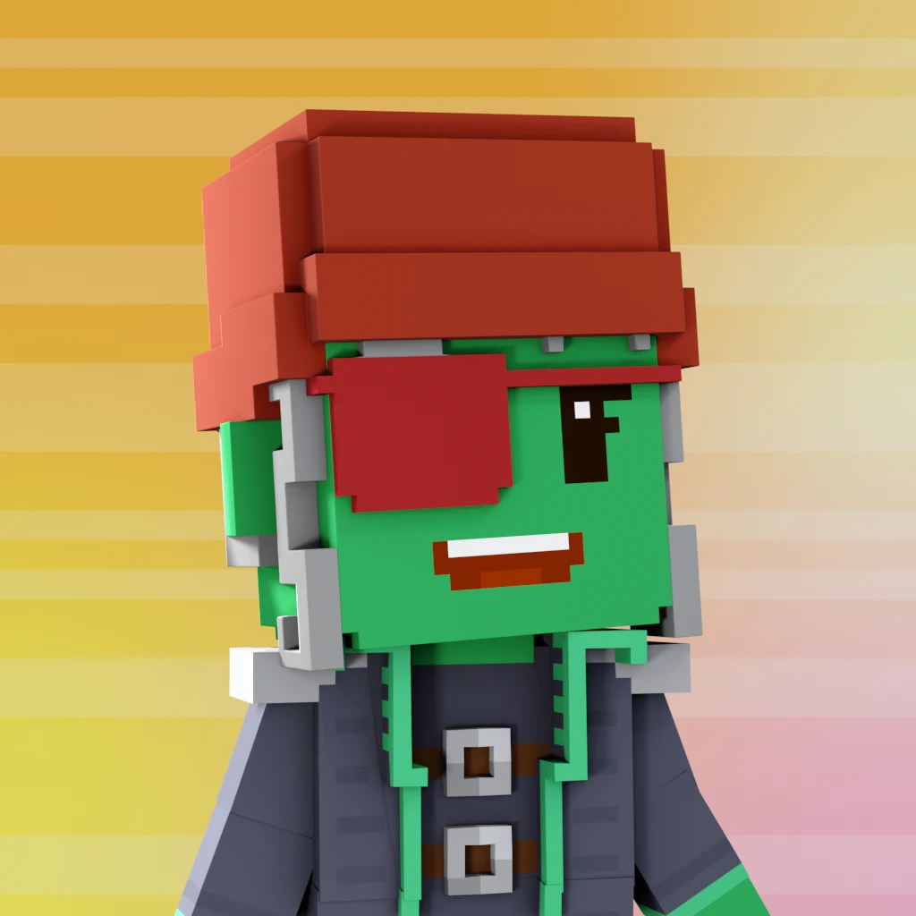 Pirate #9559 voxel render