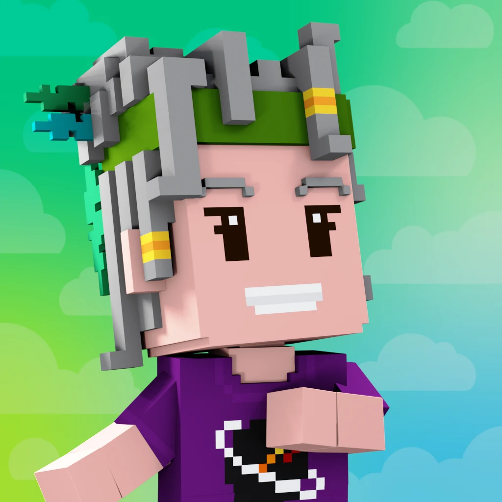 Pirate #956 voxel render