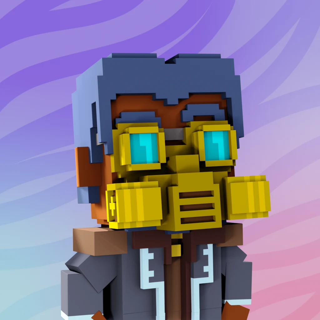 Pirate #9561 voxel render