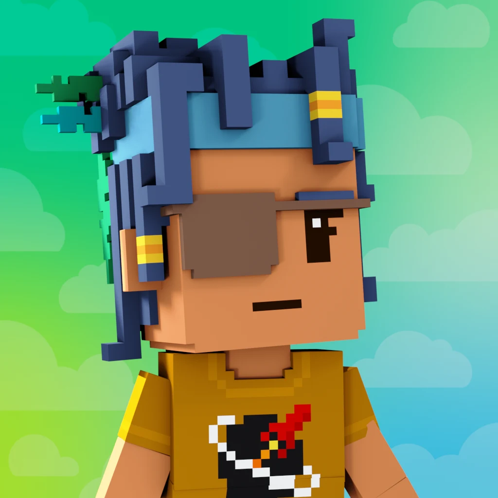 Pirate #9562 voxel render
