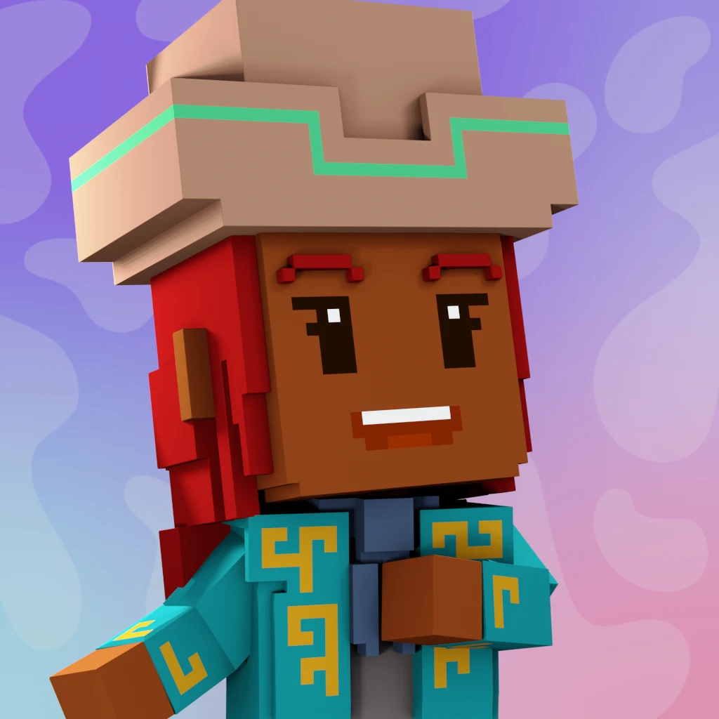 Pirate #9564 voxel render