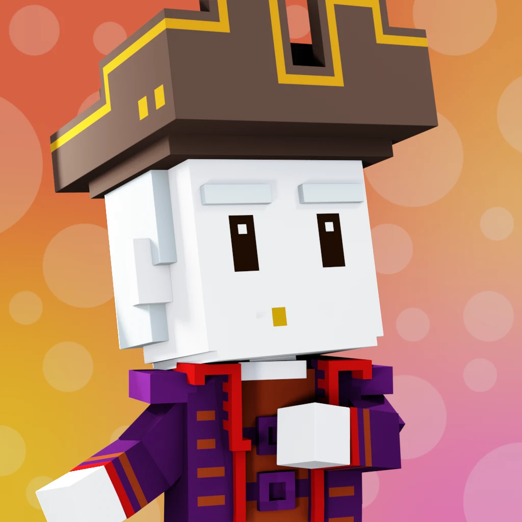 Pirate #9565 voxel render