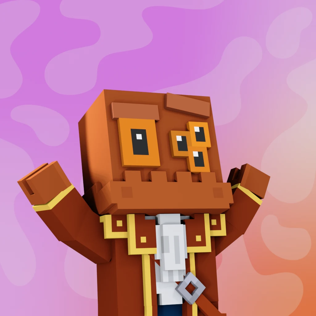 Pirate #9568 voxel render