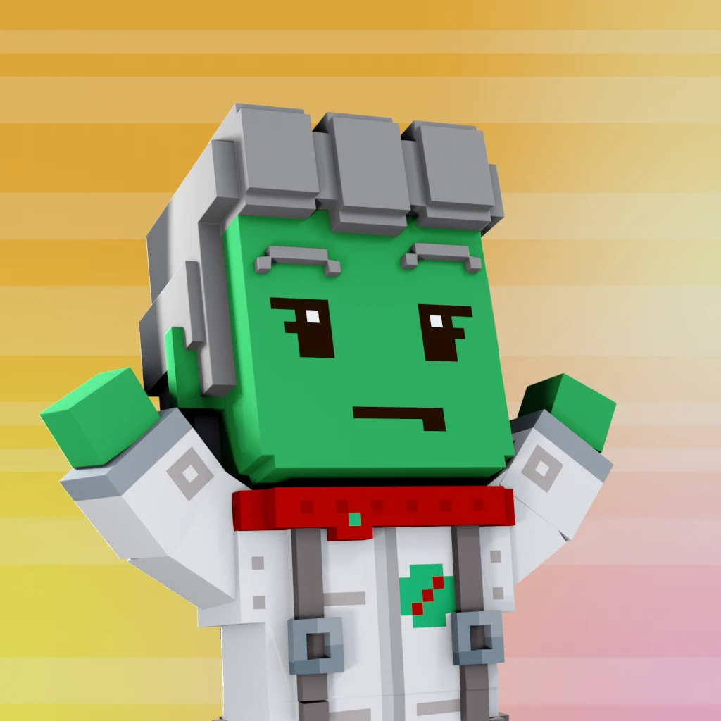 Pirate #9569 voxel render