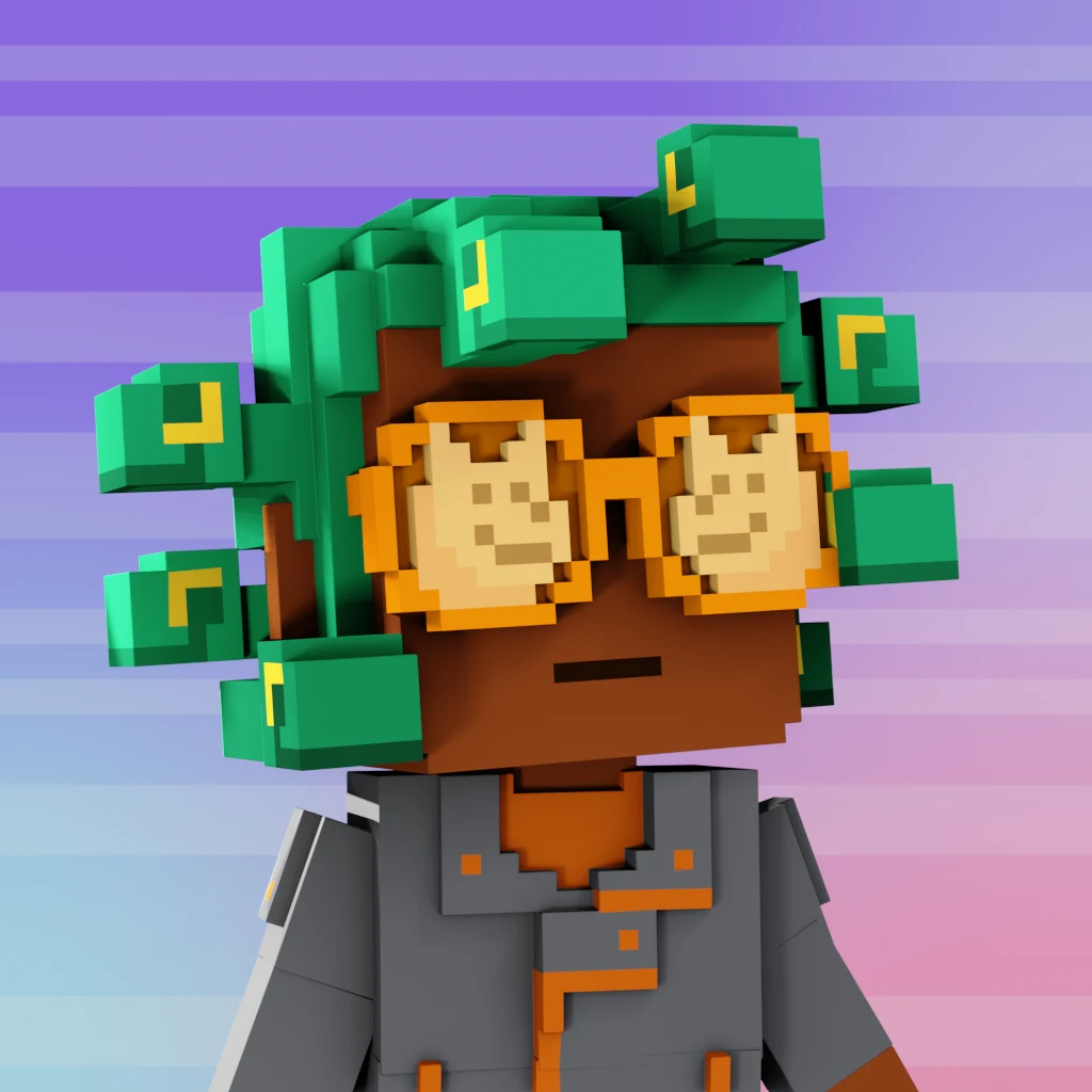 Pirate #957 voxel render