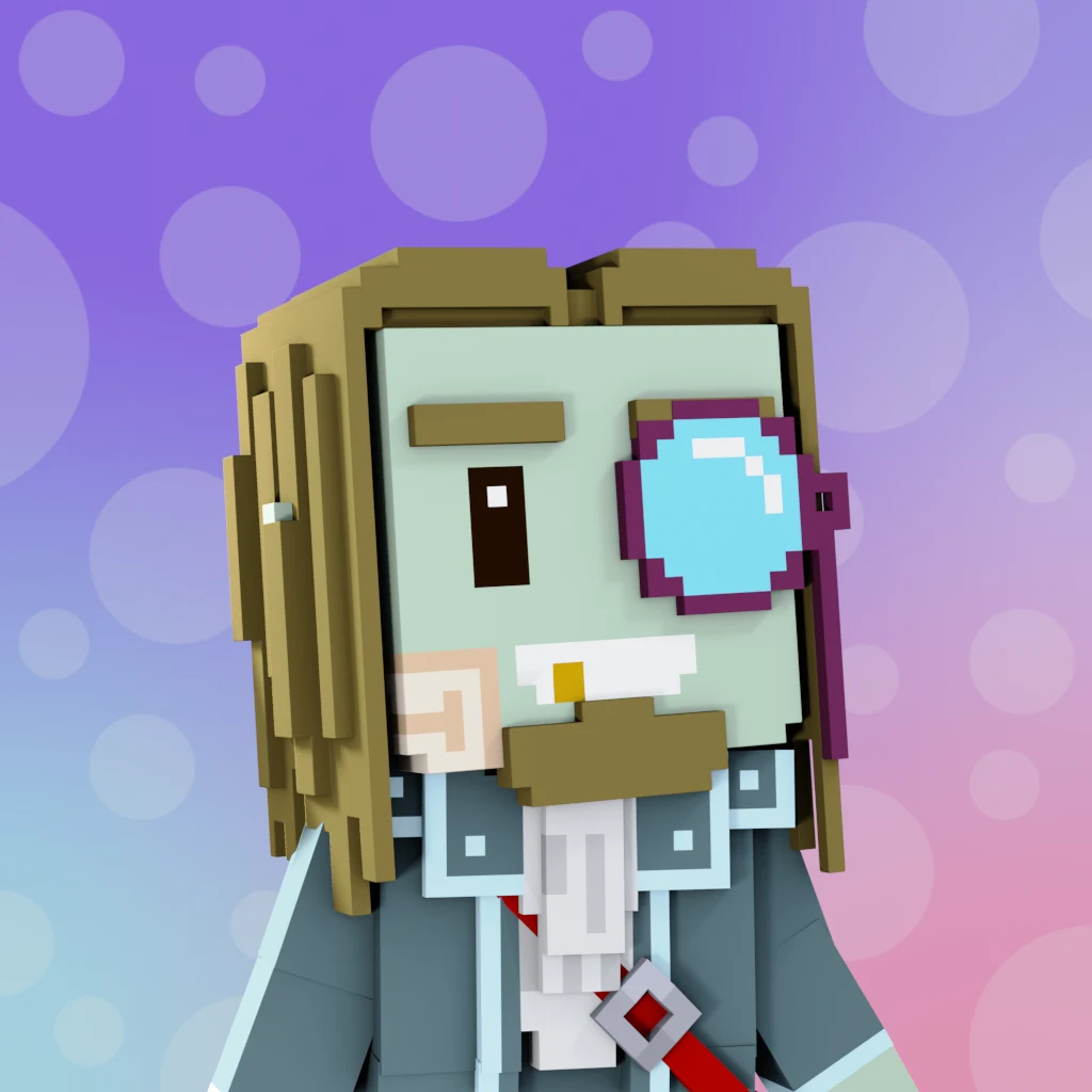 Pirate #9570 voxel render