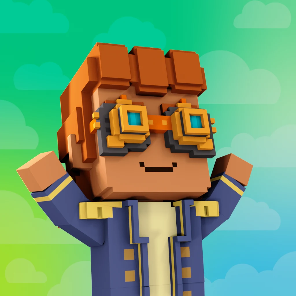 Pirate #9574 voxel render