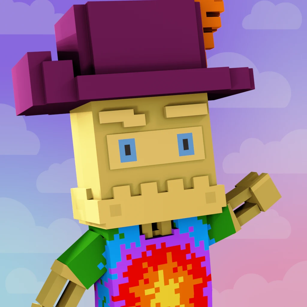 Pirate #9575 voxel render