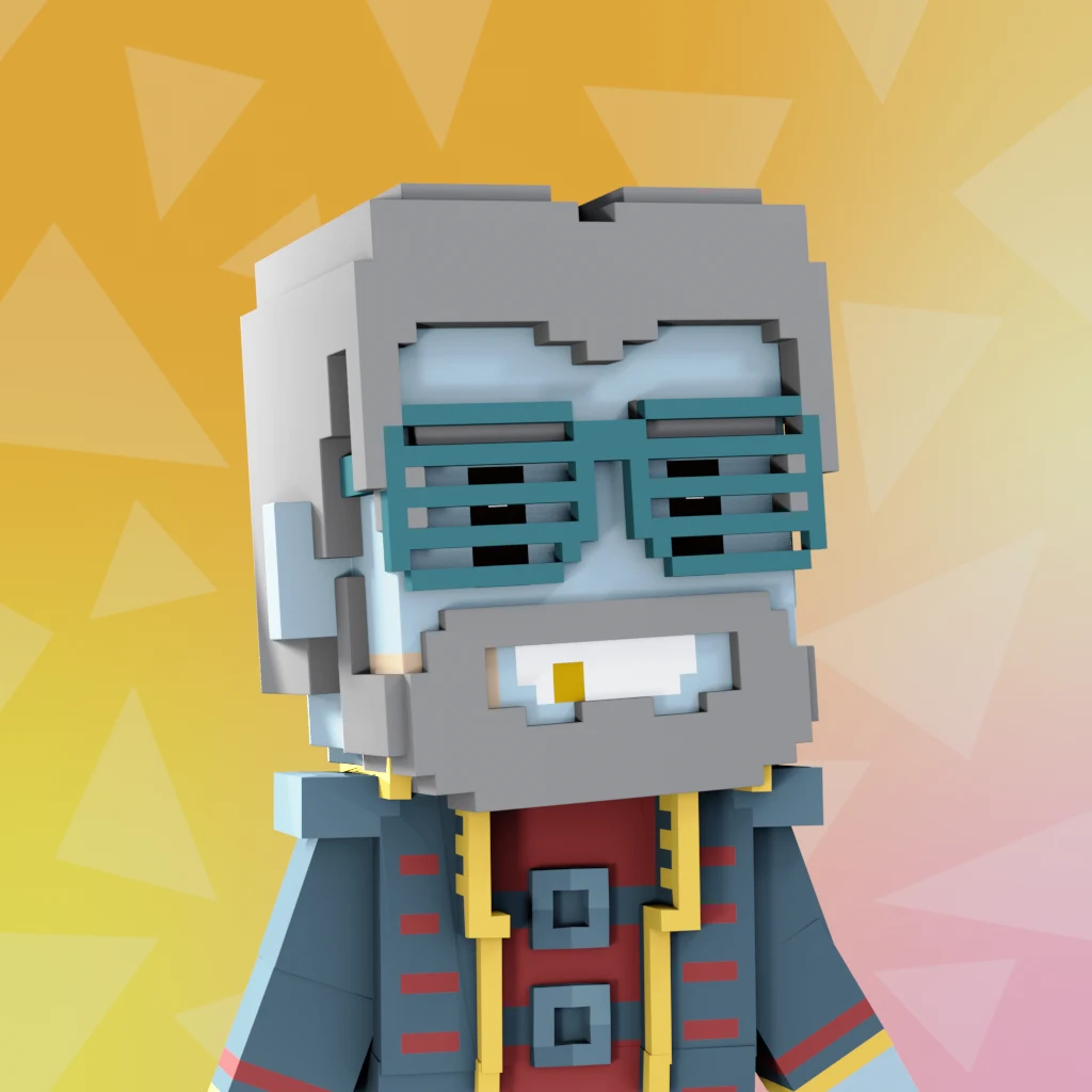 Pirate #9577 voxel render