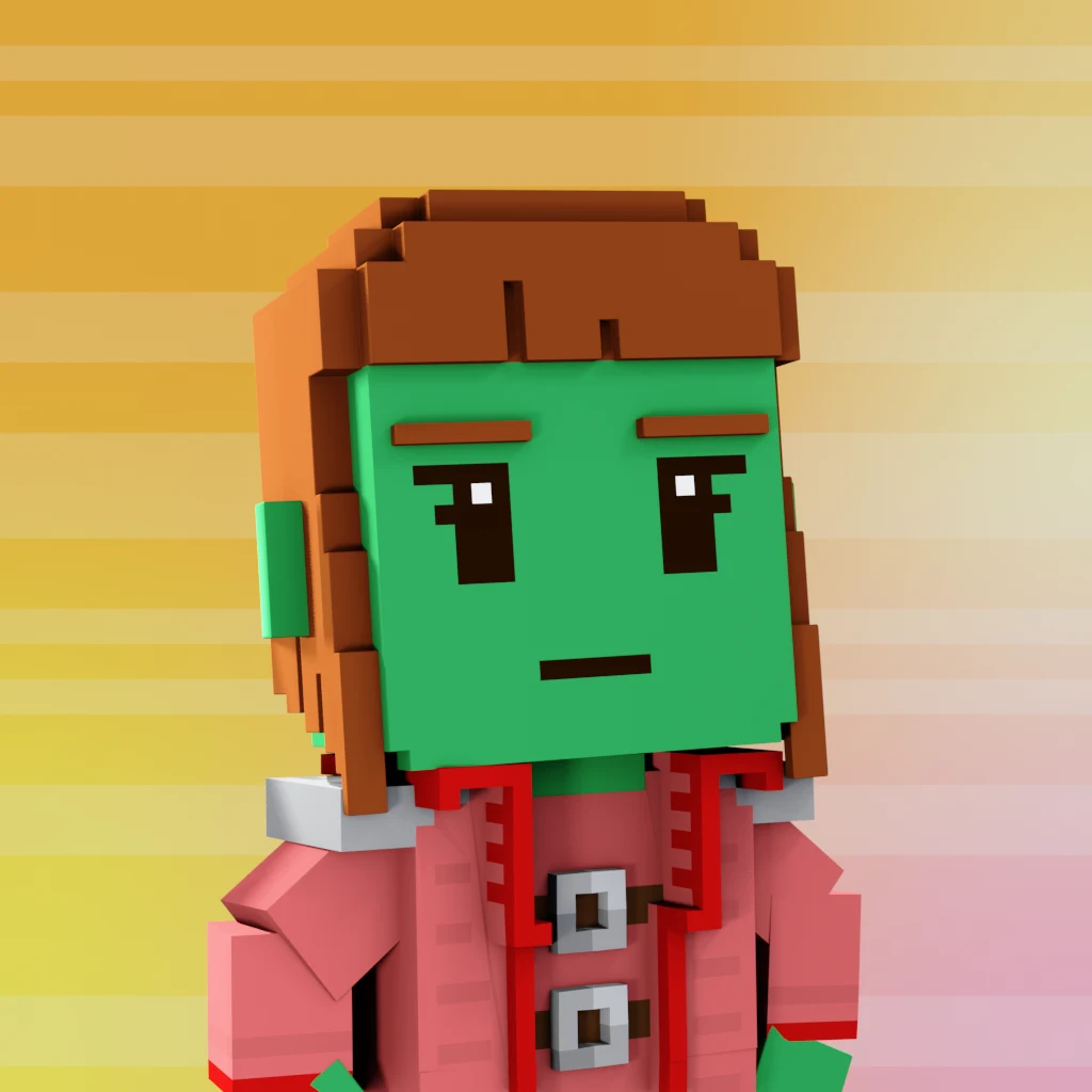 Pirate #9578 voxel render