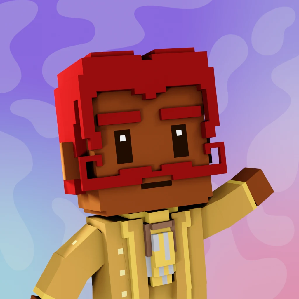 Pirate #9579 voxel render