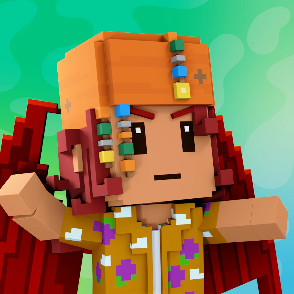 Pirate #9587 voxel render