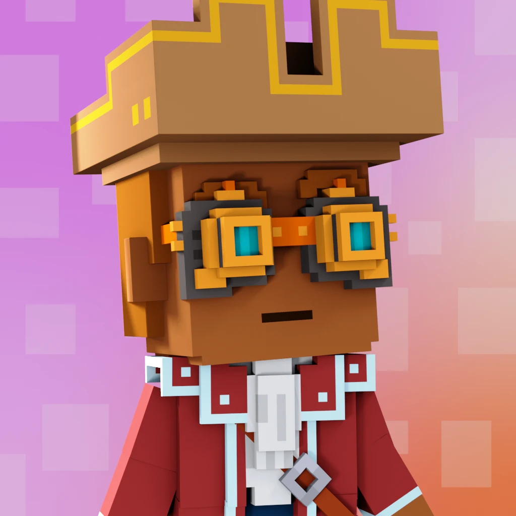 Pirate #9588 voxel render