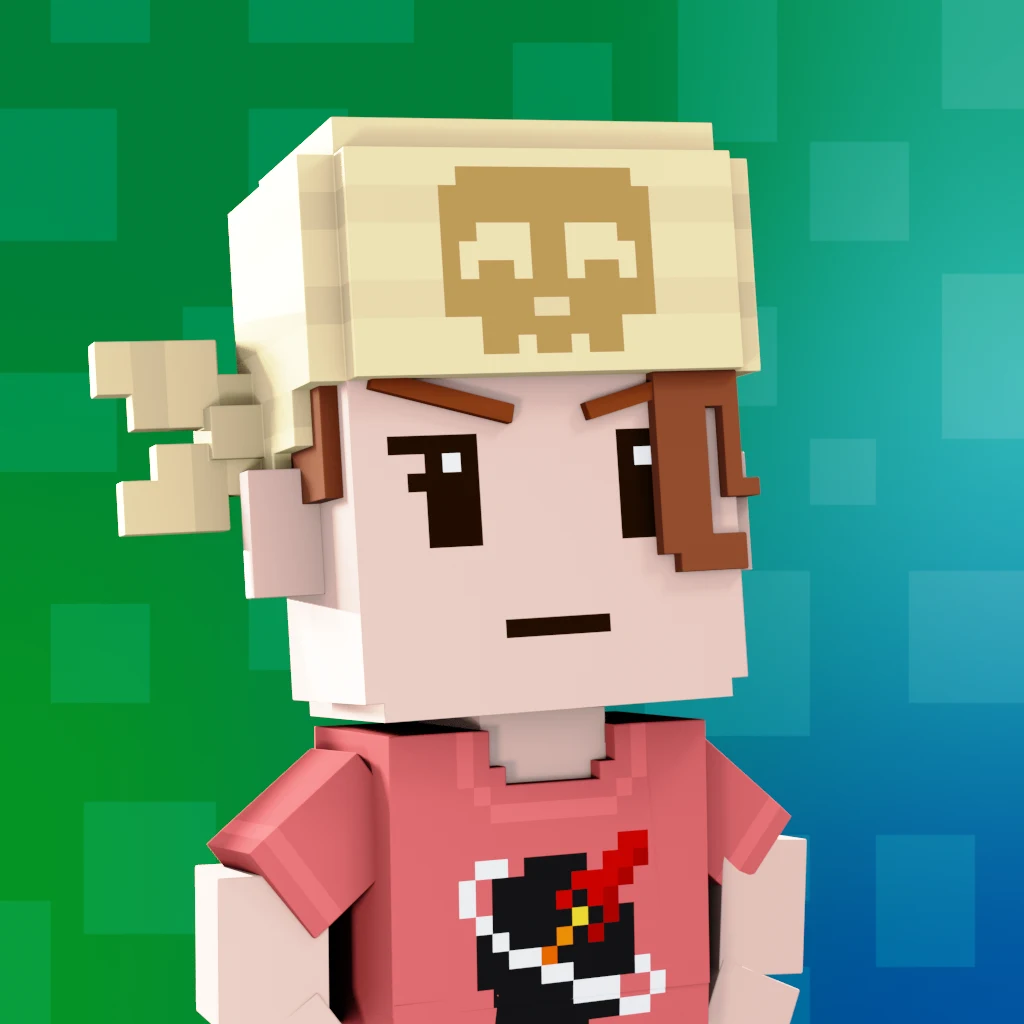 Pirate #959 voxel render